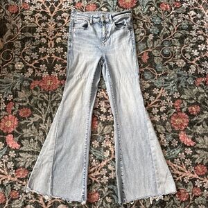 American Eagle Outfitters Light Blue Flare Jeans